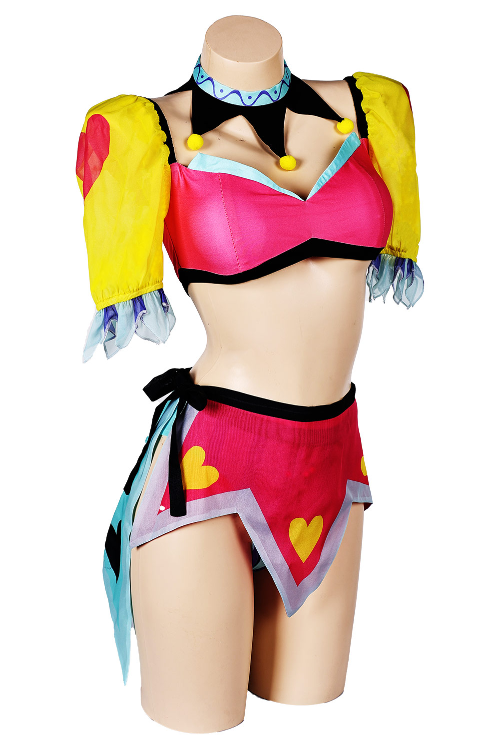 TV Series Helluva Boss Hazbin Hotel Fizzarolli Clown Swimsuit Outfits Halloween Carnival Suit Cosplay Costume Original Design