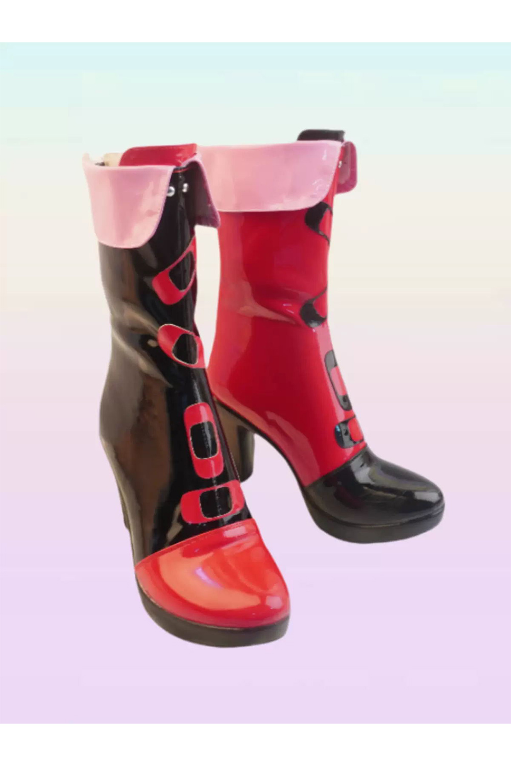 TV Suicide Squad Isekai 2024 Harley Quinn Cosplay Shoes Boots Halloween Custom Made Costumes Accessory