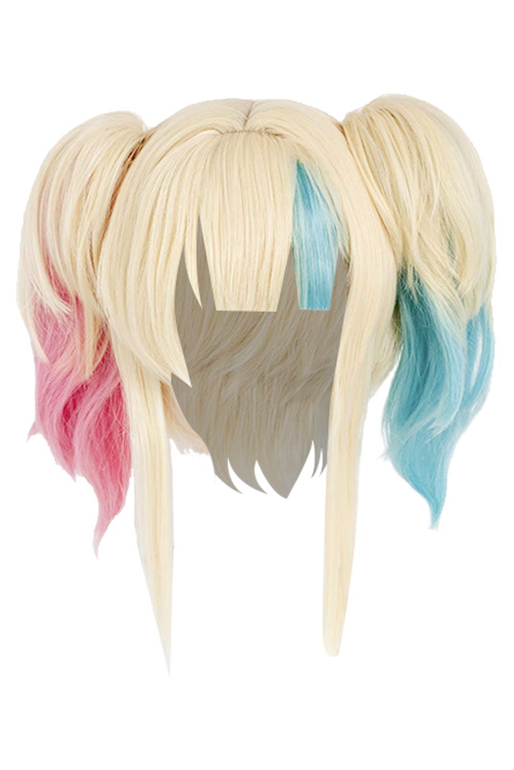TV Suicide Squad Isekai 2024 Harley Quinn Cosplay Wig Heat Resistant Synthetic Hair Halloween Costume Accessories