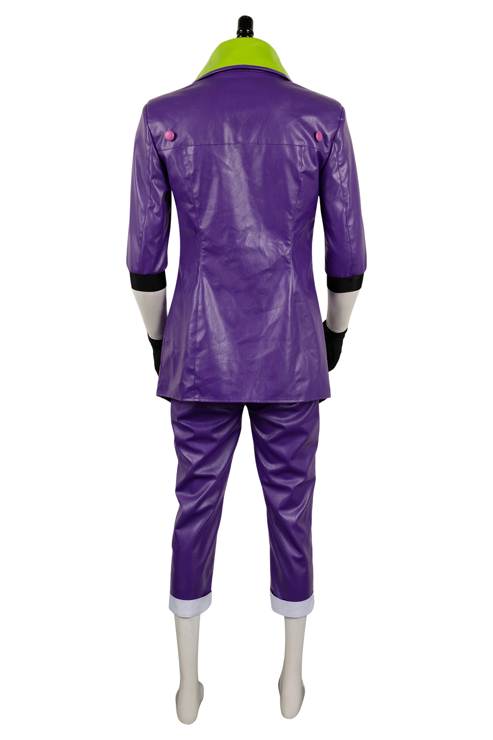 TV Suicide Squad Isekai 2024 Joker Purple Leather Uniform Outfits Halloween Carnival Suit Cosplay Costume