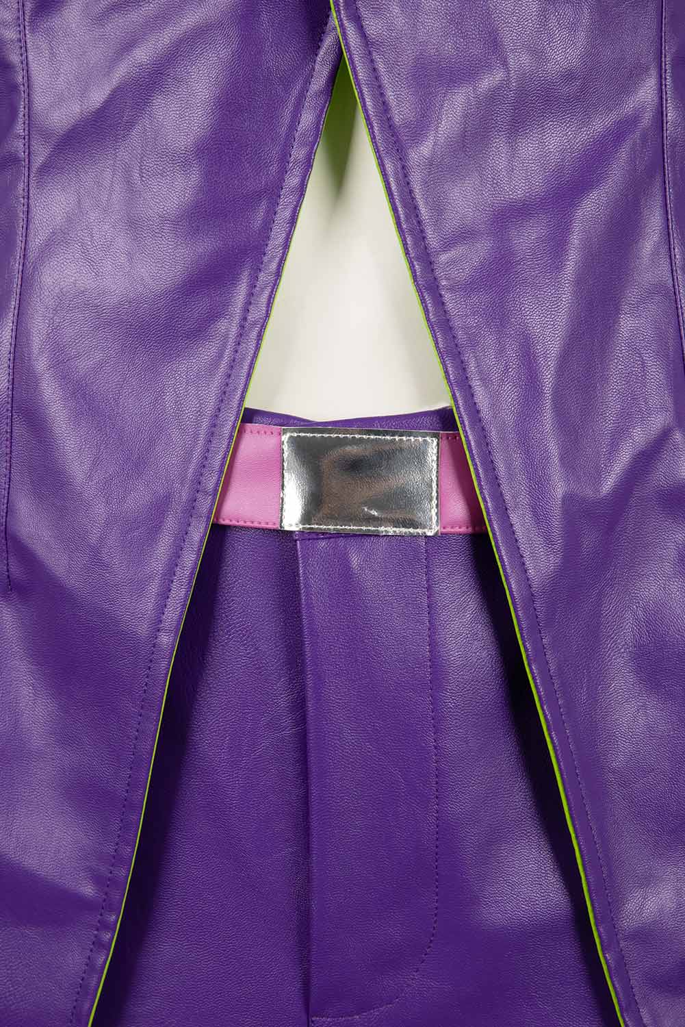 TV Suicide Squad Isekai 2024 Joker Purple Leather Uniform Outfits Halloween Carnival Suit Cosplay Costume