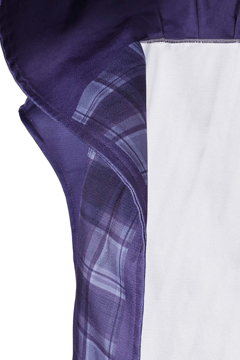 TV The Acolyte Mae Women Purple Printed Hooded Cape Halloween Cosplay Costume Accessories