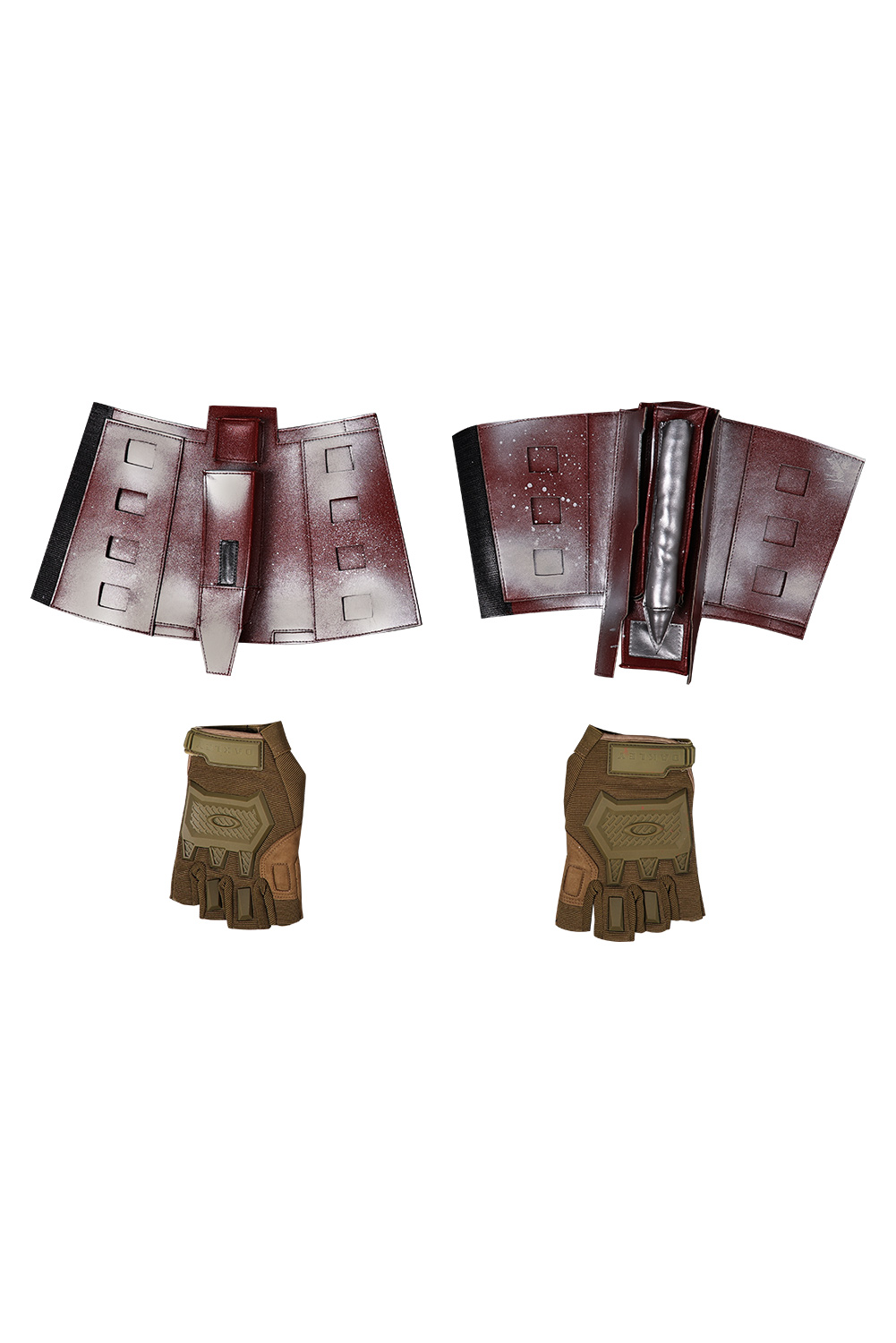 TV The Mando Cobb Vanth Cosplay Gloves Wristguards Halloween Carnival Costume Accessories