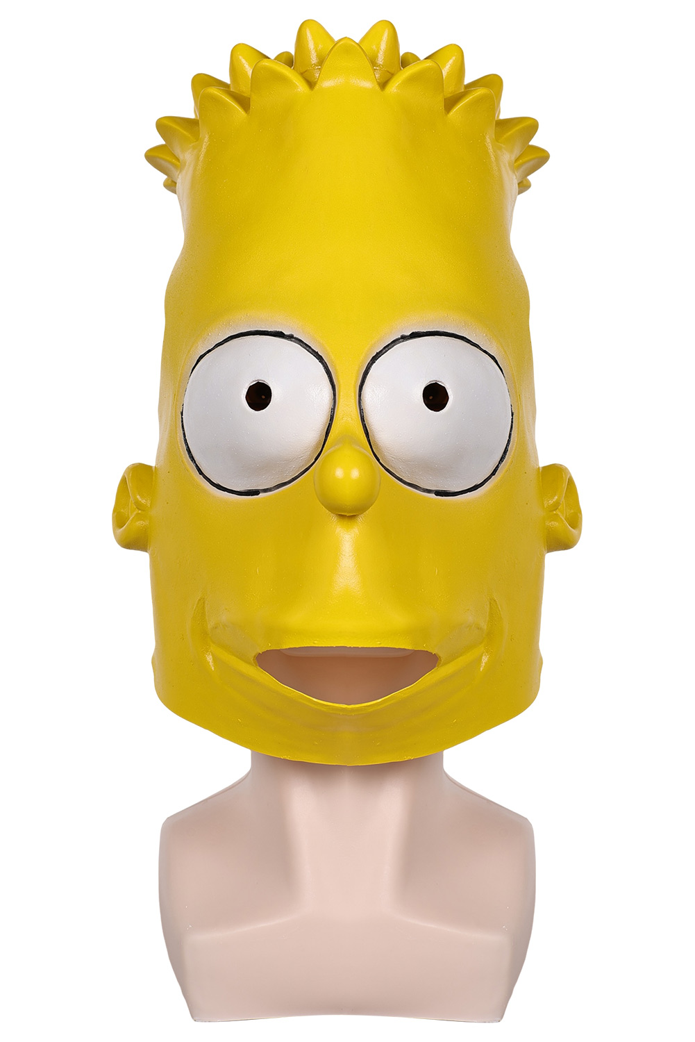 TV The Simpsons Bart Simpson Cosplay Latex Masks Helmet Masquerade Halloween Party Costume Props