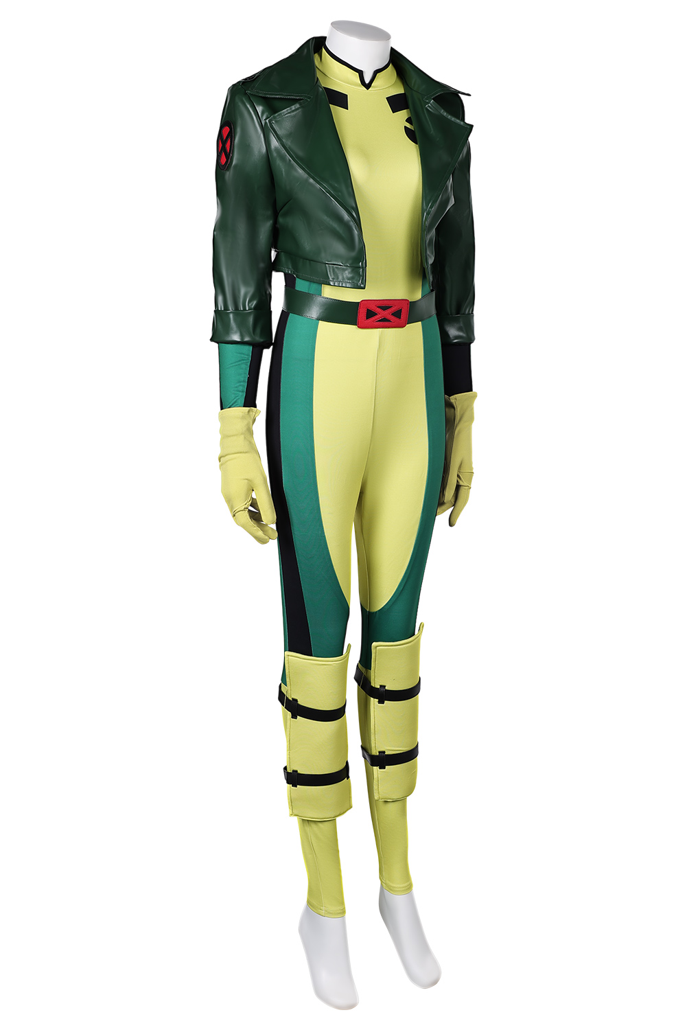 TV X-Men '97 Rogue Full Set Outfits Halloween Carnival Suit Cosplay Costume