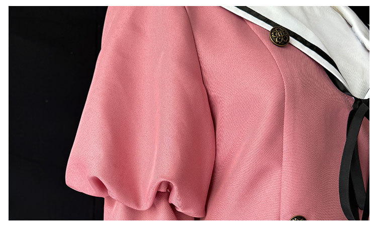 The Fragrant Flower Blooms With Dignity Kaori Kurigu Pink School Unifrom JK Halloween Carnival Party Cosplay Costume