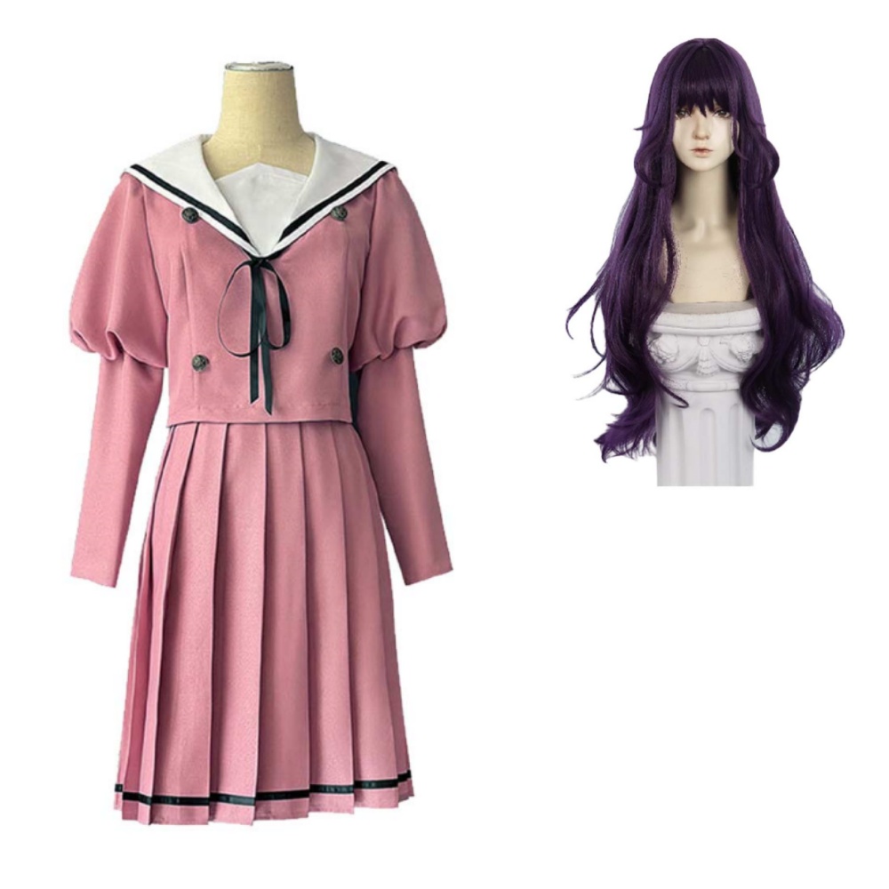 The Fragrant Flower Blooms With Dignity Kaori Kurigu Pink School Unifrom JK Halloween Carnival Party Cosplay Costume