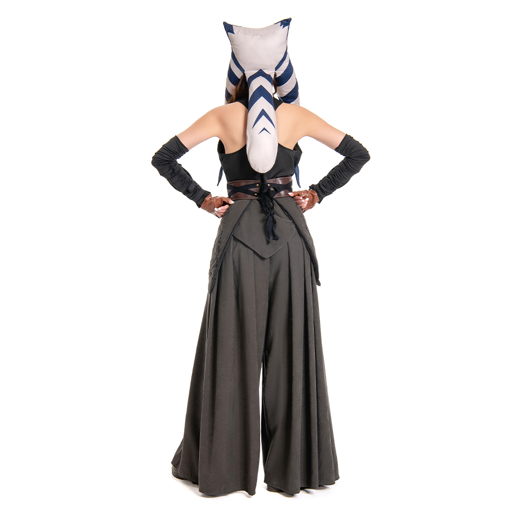 The Mandalorian Ahsoka Tano Outfits Ahsoka Full Set Cosplay Costume Halloween Carnival Suit