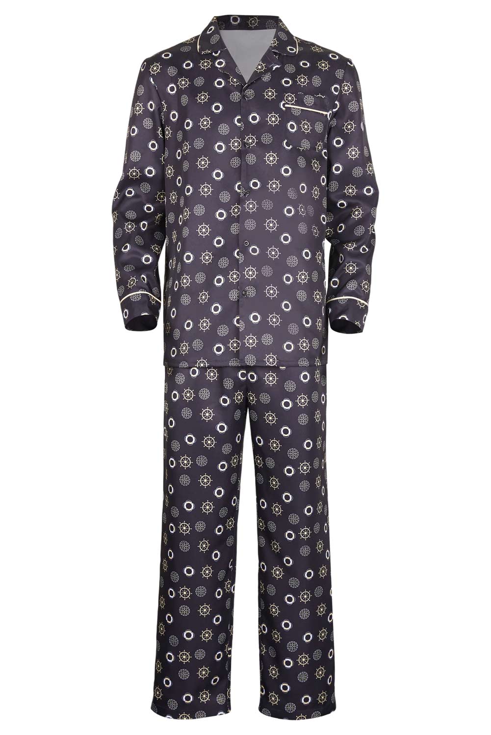 The Mask Jim Carrey Stanley Ipkiss Printed Pajamas Outfits Halloween Carnival Suit Cosplay Costume