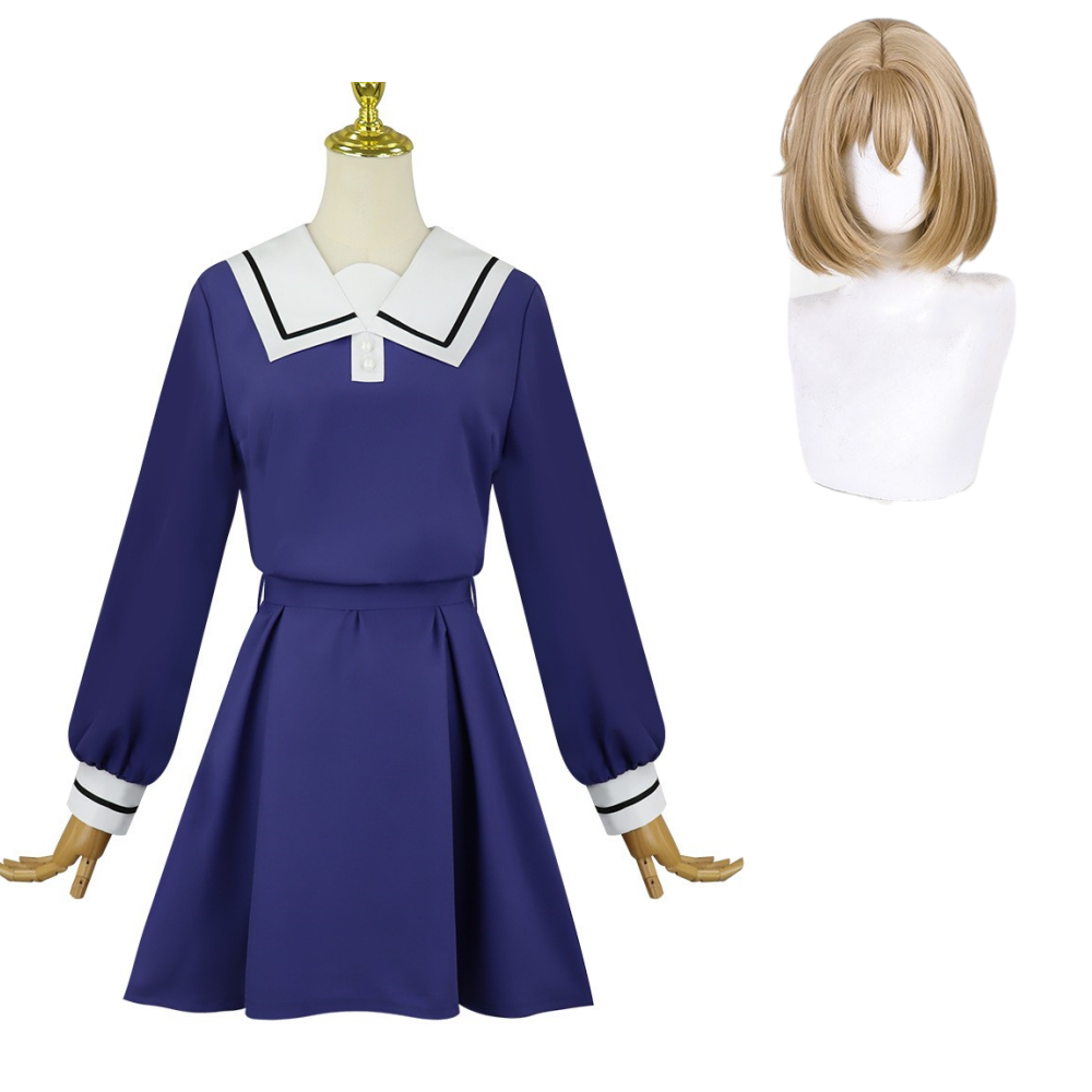 I Want to Love You Till Your Dying Day Sheena Mimi Ali Women Blue Uniform Halloween Cosplay Costume
