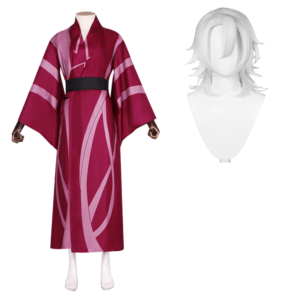 Uzui Tengen Kimono Bathrobe Outfits Halloween Carnival Suit Cosplay Costume