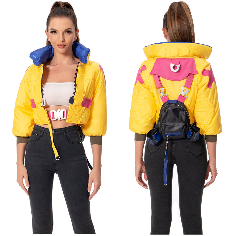 Valorant Killjoy Yellow Coat Outfits Halloween Carnival Suit Cosplay Costume