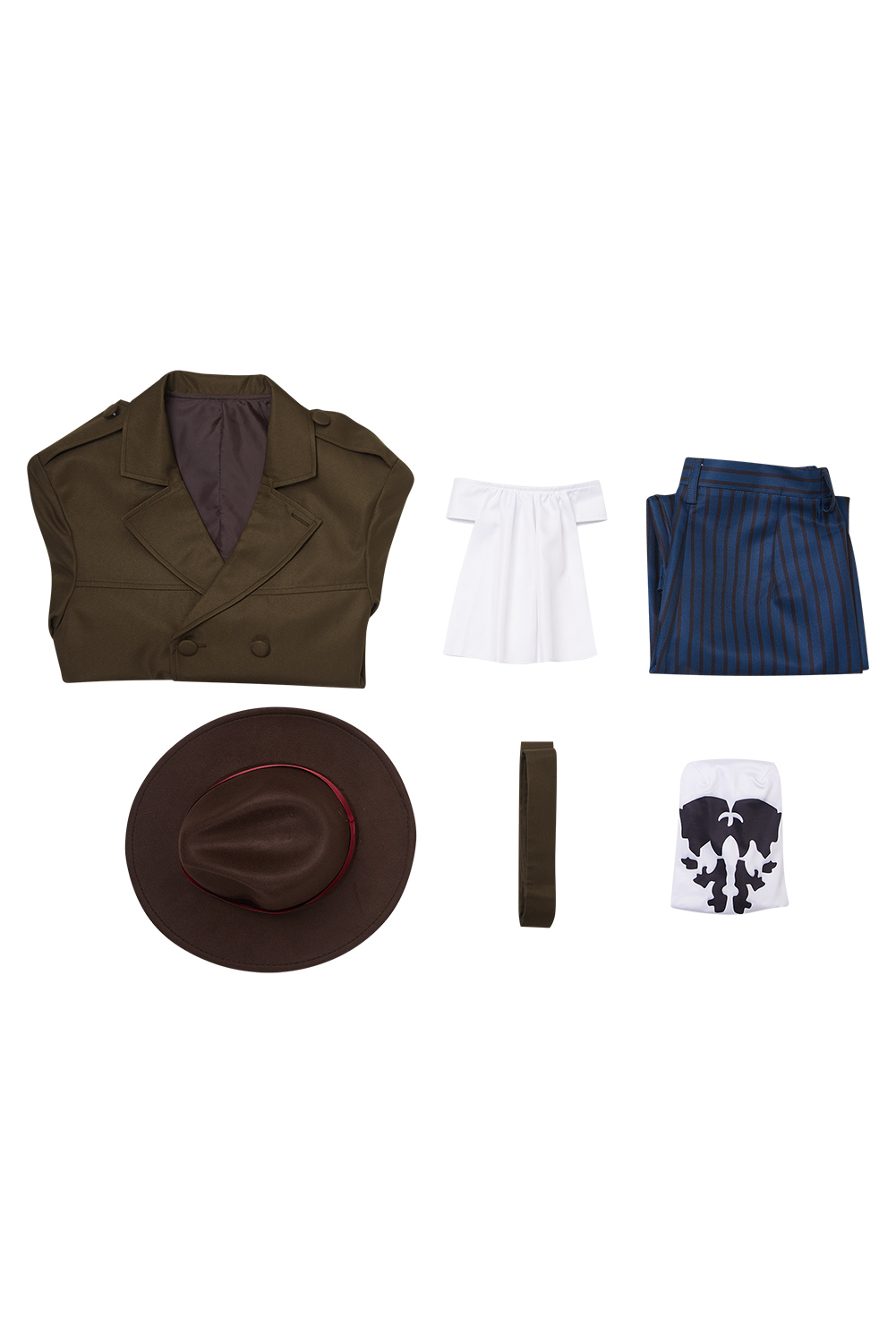 Watchmen: Chapter I (2024) Rorschach Uniform Set Outfits Halloween Carnival Suit Cosplay Costume
