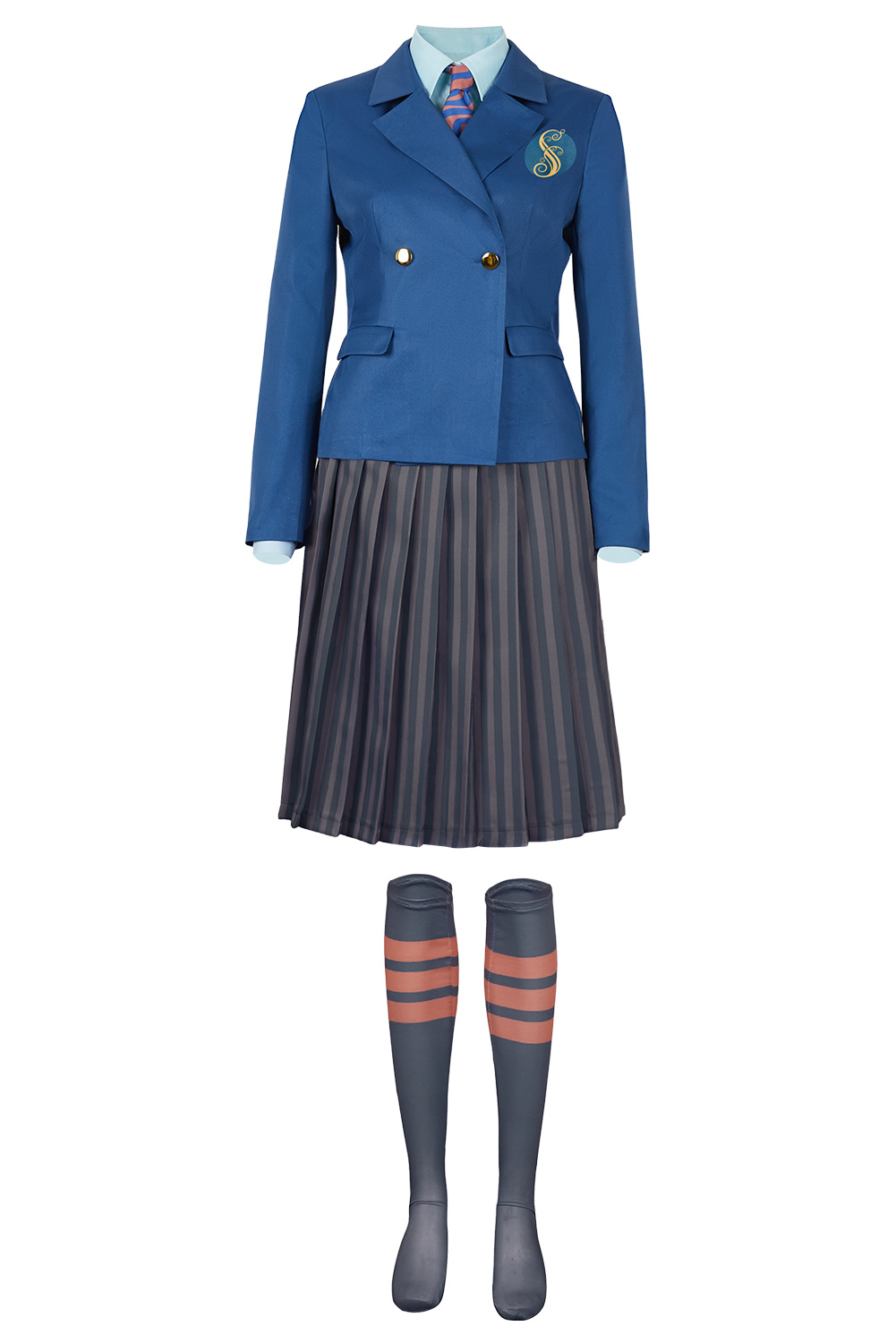 Wicked (2024) School Uniforms Outfits Halloween Carnival Suit Cosplay Costume