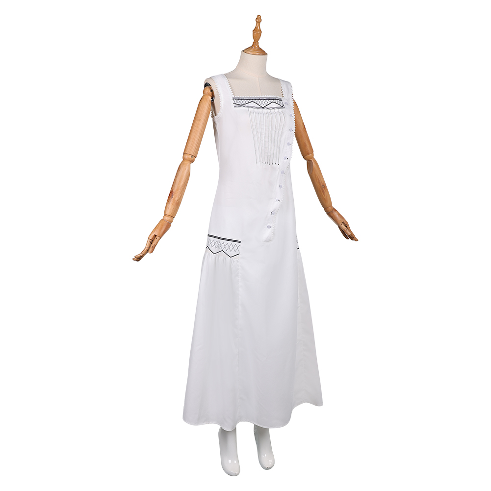 Wicked Elphaba Popular White Dress Halloween Carnival Party Cosplay Costume