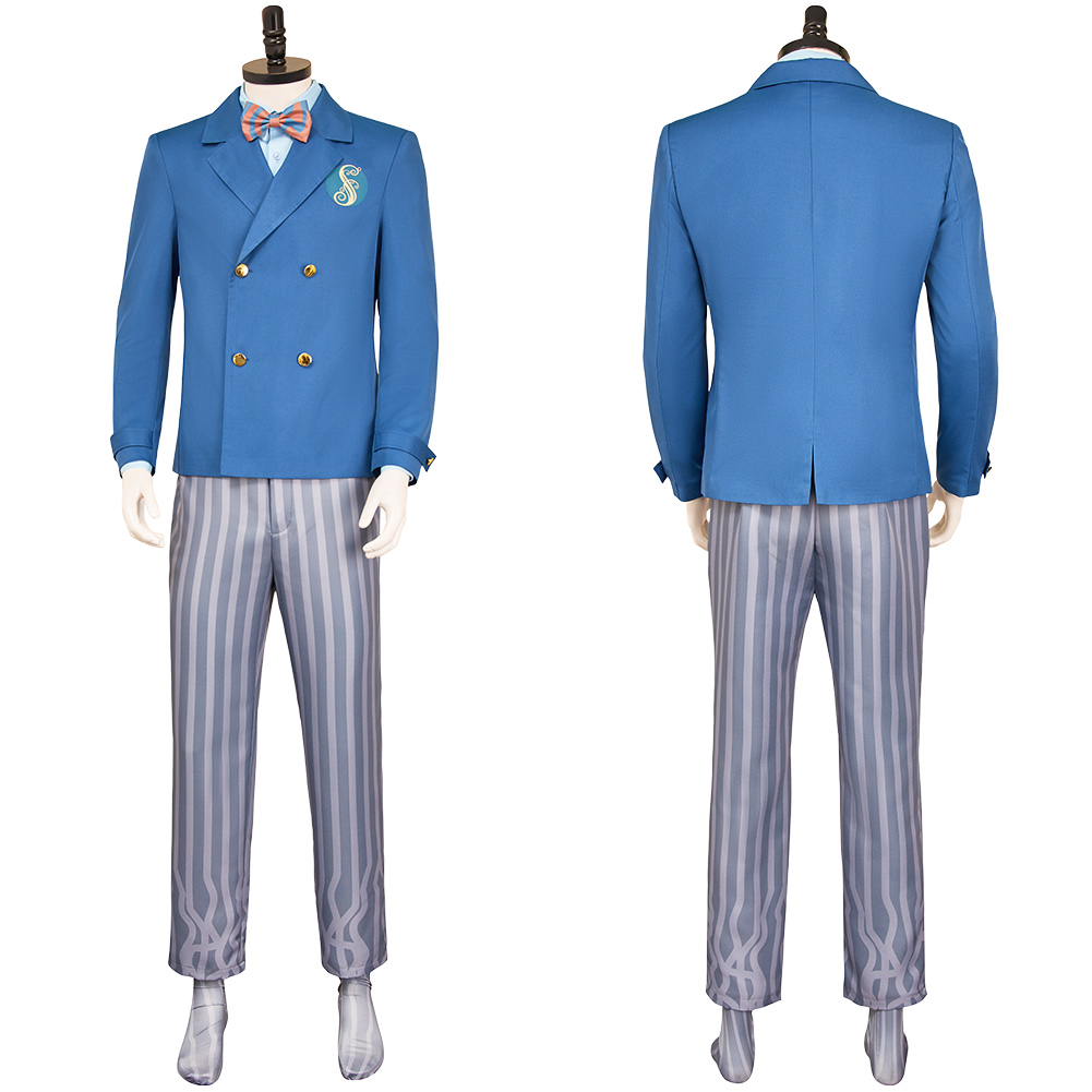 Wicked For Good Academy Men School Uniform Halloween Carnival Party Cosplay Costume
