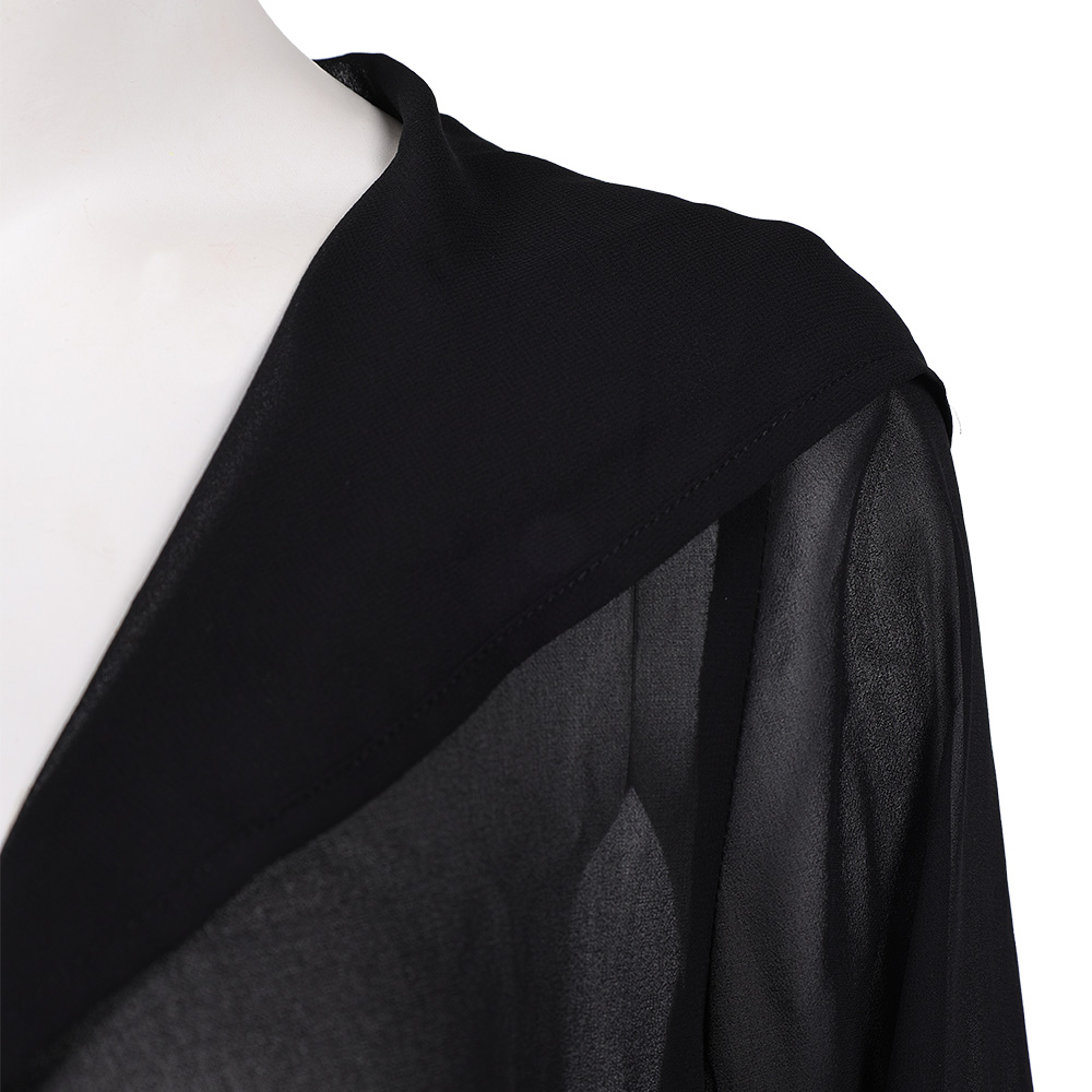 Wicked For Good Elphaba Black Sheer Cloak Shawl Halloween Carnival Party Cosplay Costume