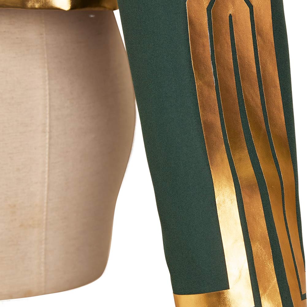Wicked: For Good Fiyero One Shoulder Golden Trim Shawl Halloween Carnival Party Cosplay Costume