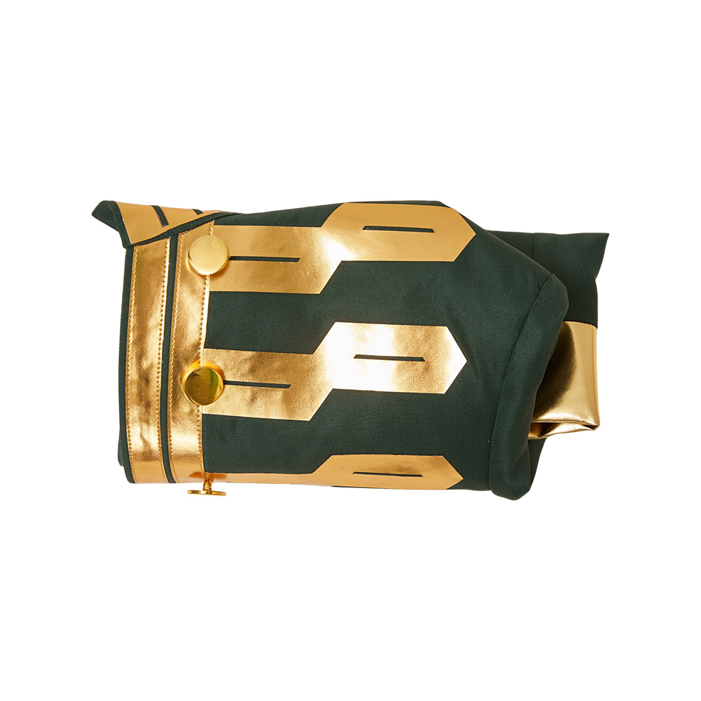 Wicked: For Good Fiyero One Shoulder Golden Trim Shawl Halloween Carnival Party Cosplay Costume