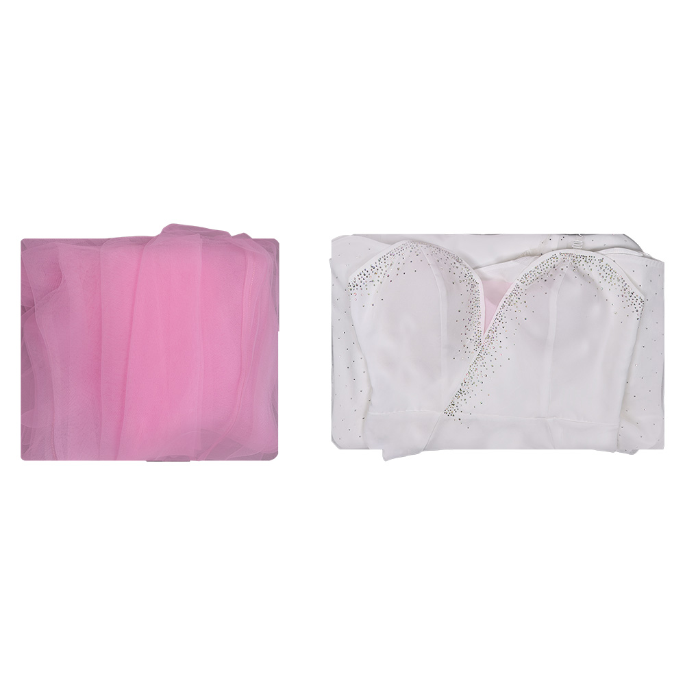 Wicked For Good Glinda For Good Pink Dress 2 Pcs Outfits Halloween Carnival Party Cosplay Costume