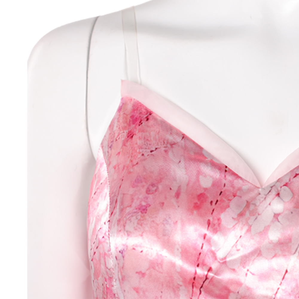 Wicked For Good Glinda Pink Mesh Dress Ver 2 Halloween Carnival Party Cosplay Costume