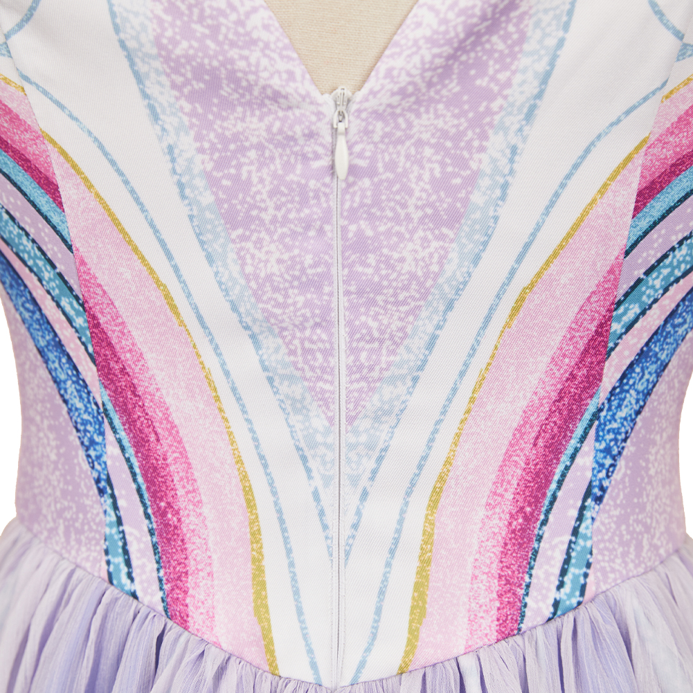 Wicked: For Good Glinda Printed Gown Halloween Carnival Party Cosplay Costume