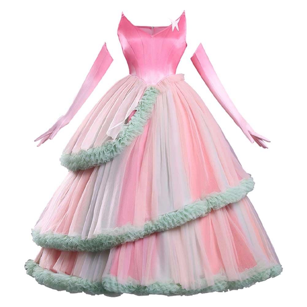 Wicked For Good Glinda Thank Godness Lunxury Ver Gown Halloween Carnival Party Cosplay Costume