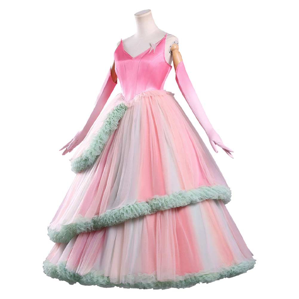 Wicked For Good Glinda Thank Godness Lunxury Ver Gown Halloween Carnival Party Cosplay Costume