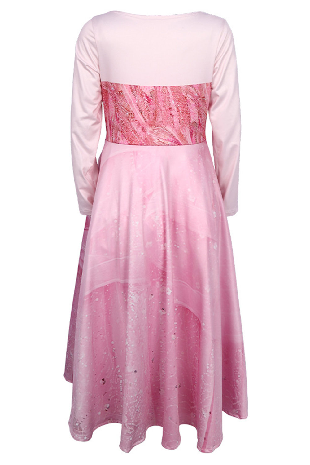 Wicked Glinda Kids Girls Pink Dress Outfits Halloween Carnival Suit Cosplay Costume