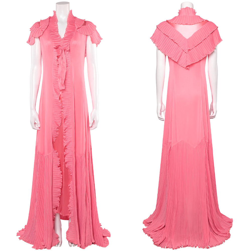 Wicked Glinda Pink Sleepgown 2Pcs Set Outfits Halloween Carnival Party Cosplay Costume