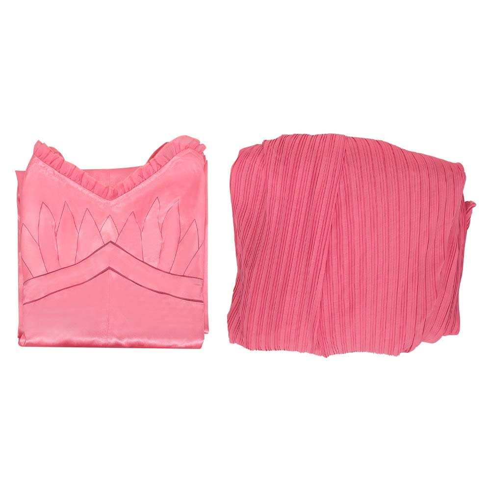 Wicked Glinda Pink Sleepgown 2Pcs Set Outfits Halloween Carnival Party Cosplay Costume