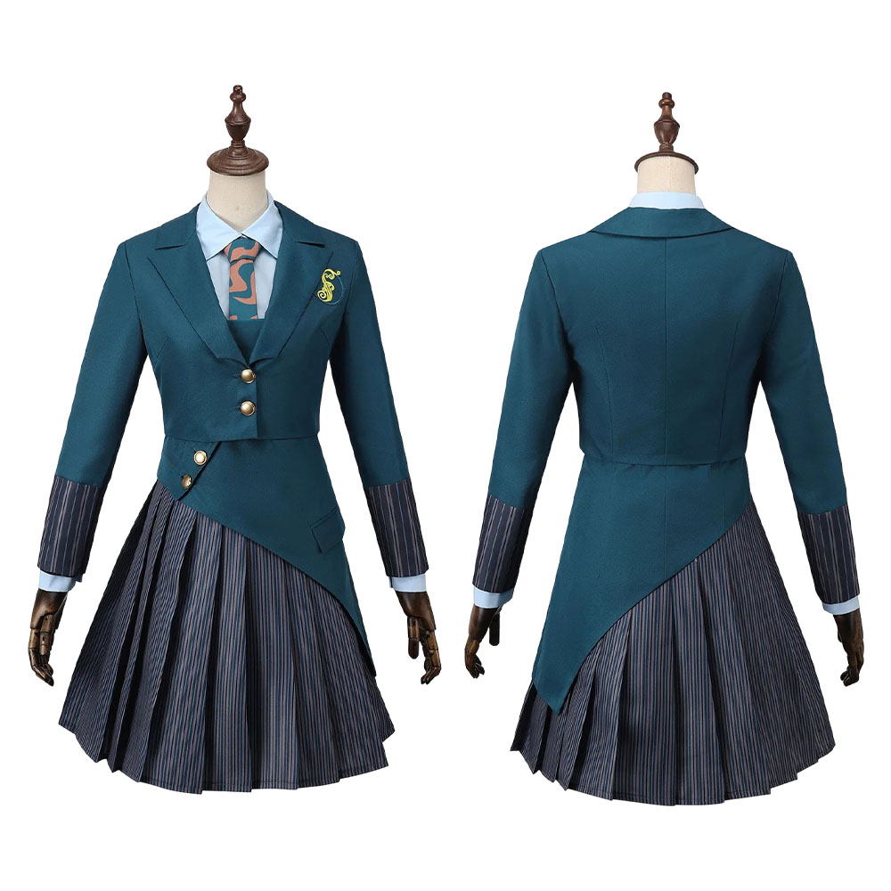 Wicked Shiz University Women School Uniform Halloween Carnival Party Cosplay Costume