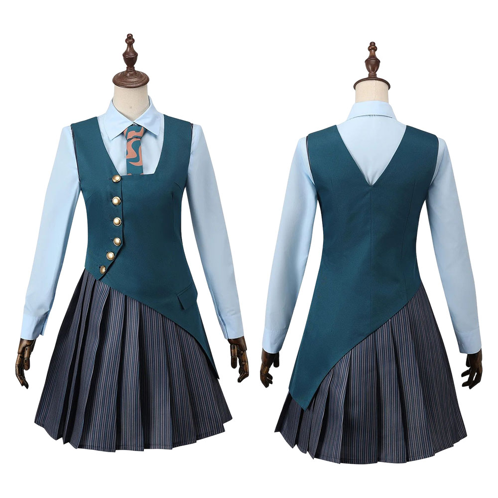 Wicked Shiz University Women School Uniform Halloween Carnival Party Cosplay Costume