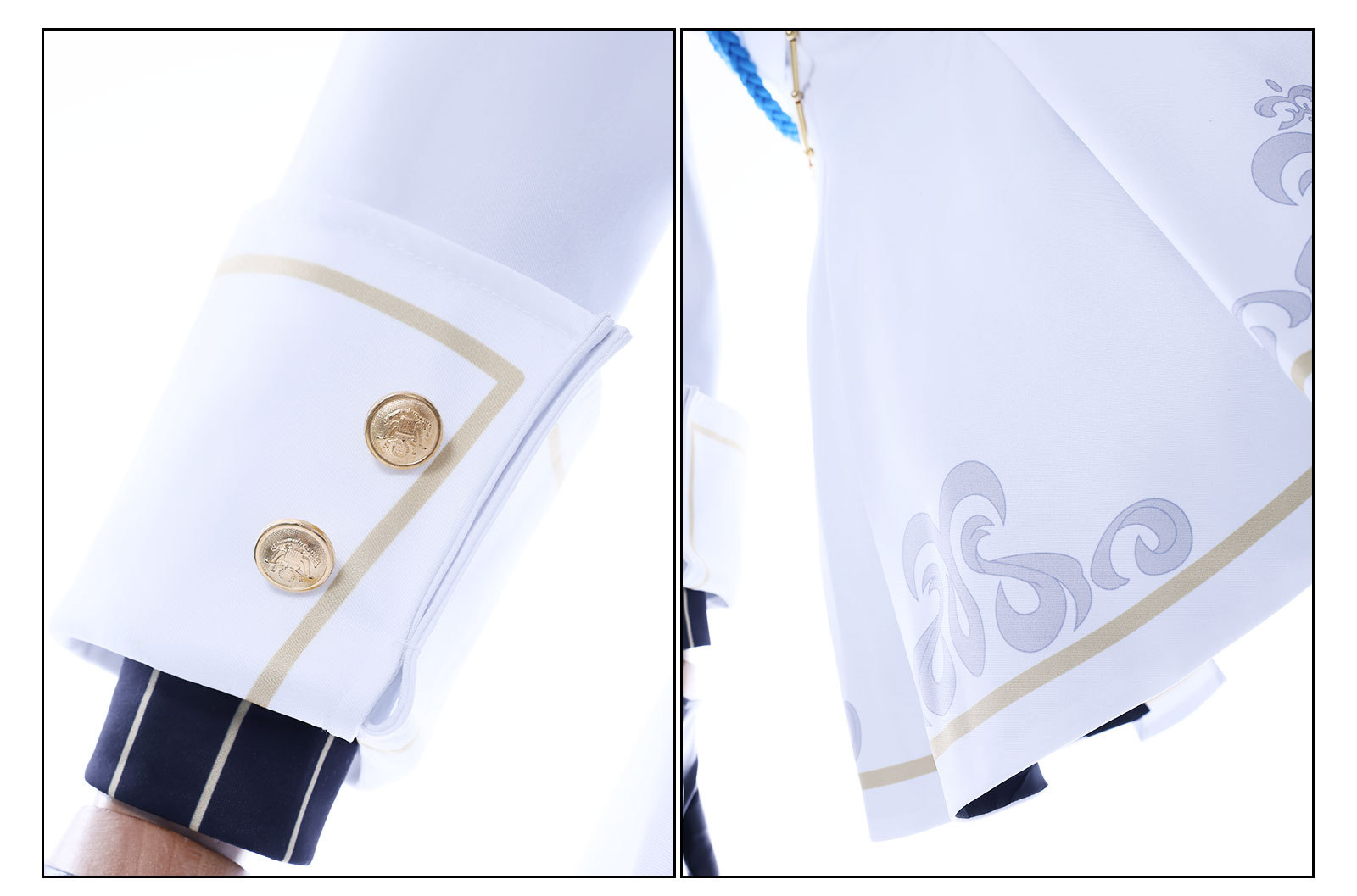 Wuthering Waves Phoebe White Uniform Fullset Outfits Halloween Carnival Party Cosplay Costume