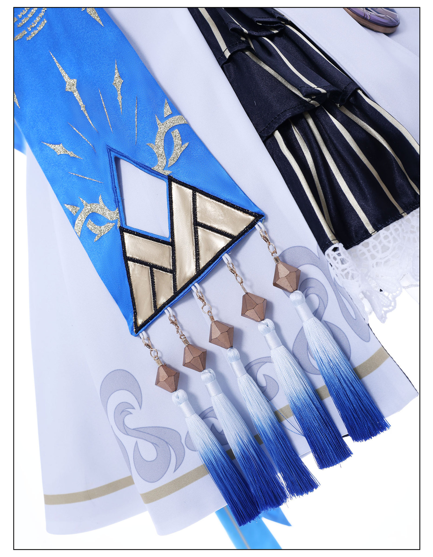 Wuthering Waves Phoebe White Uniform Fullset Outfits Halloween Carnival Party Cosplay Costume