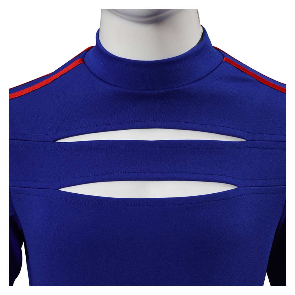 Zombies 4 Addison Blue Top Pants Set For Kids Children Halloween Carnival Party Cosplay Costume