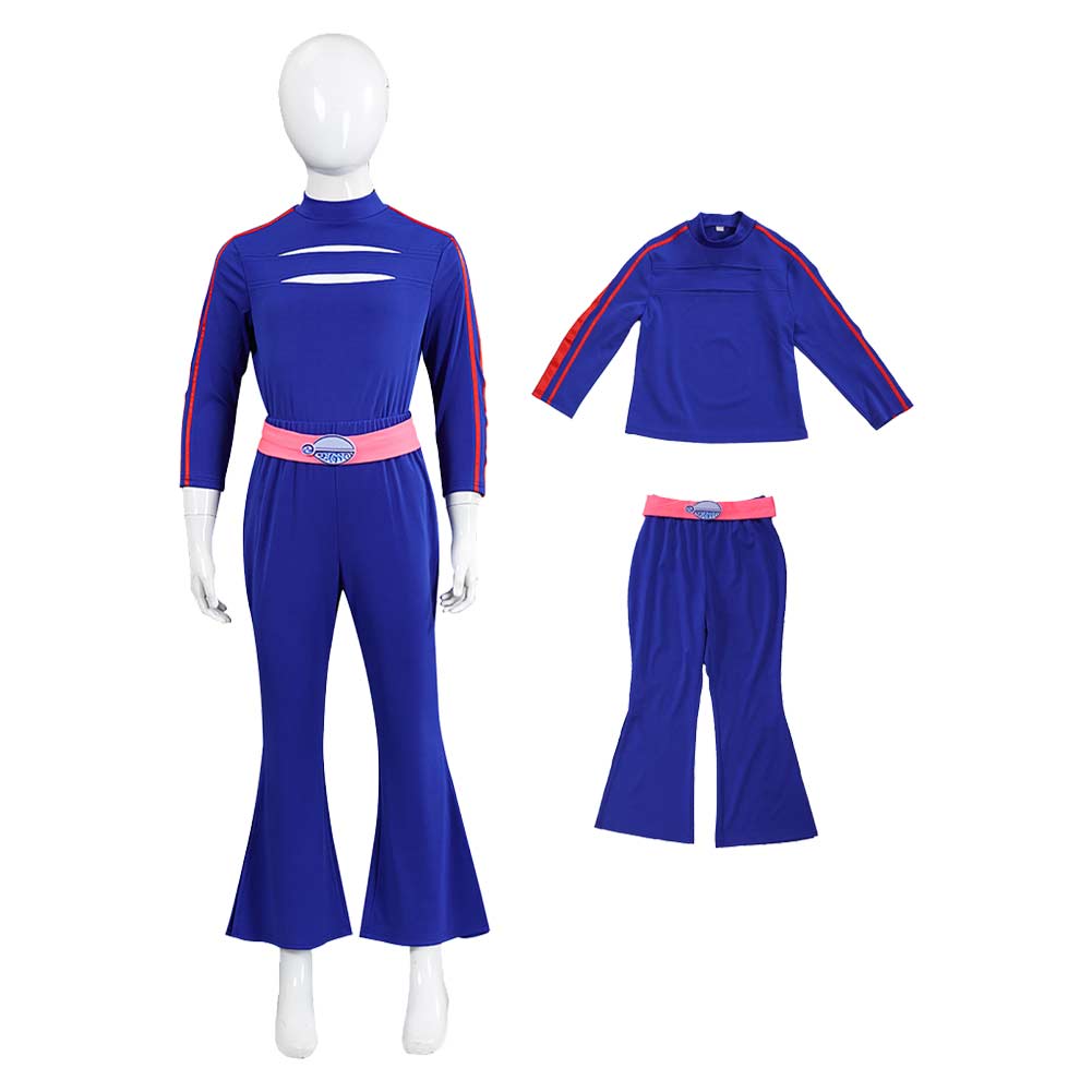 Zombies 4 Addison Blue Top Pants Set For Kids Children Halloween Carnival Party Cosplay Costume