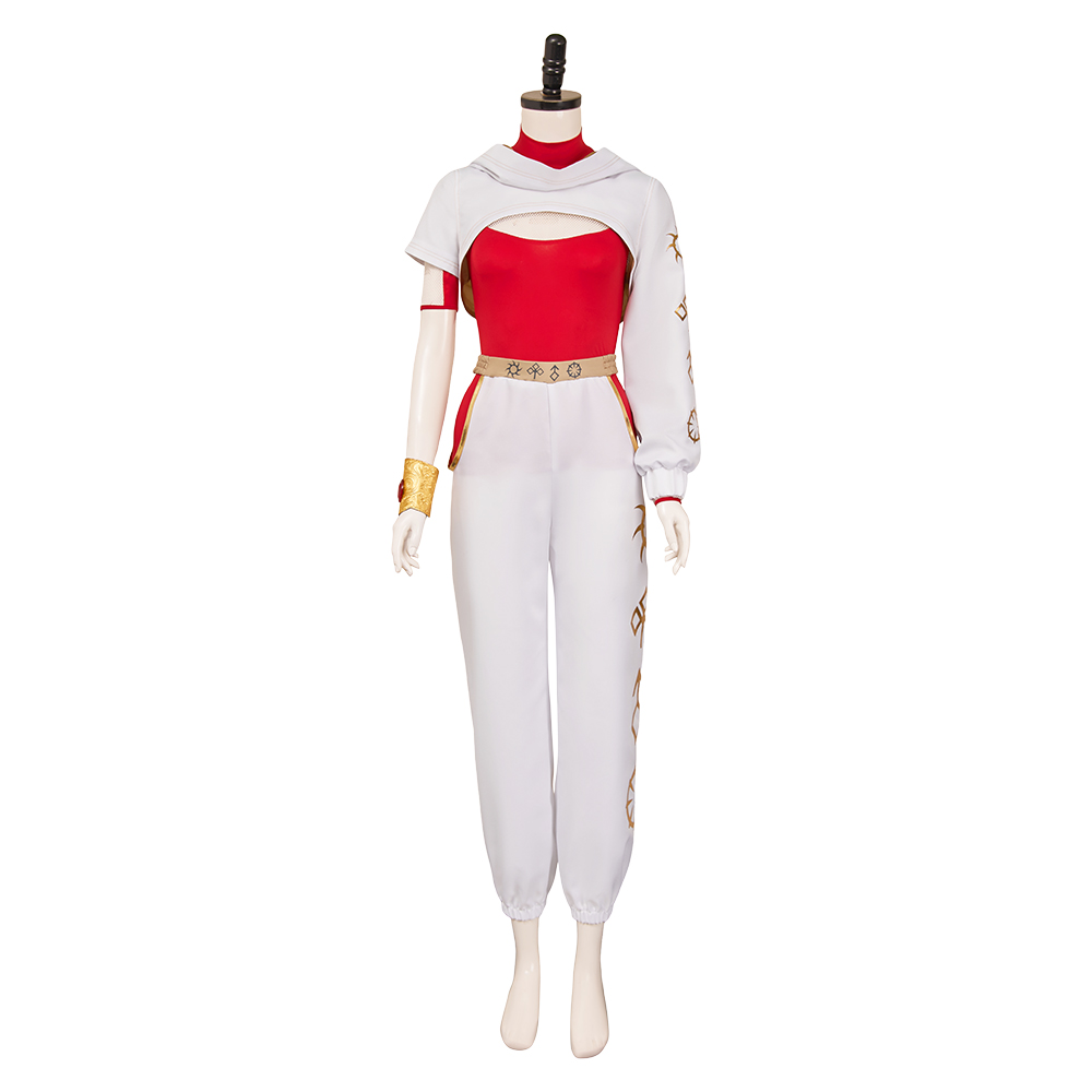 Zombies 4 Nova Red Top Pants Set Halloween Carnival Party Cosplay Costume