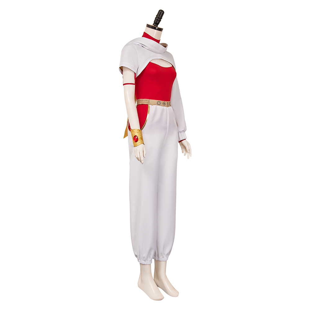Zombies 4 Nova Red Top Pants Set Halloween Carnival Party Cosplay Costume