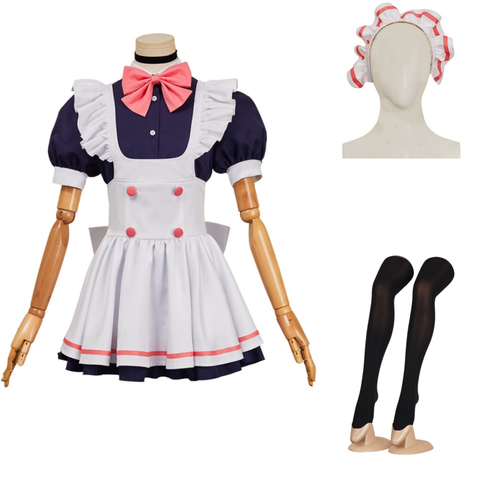 Dandadan Season 2 Momo Ayase Maiden Dress Outfits  Halloween Carnival Cosplay Costume