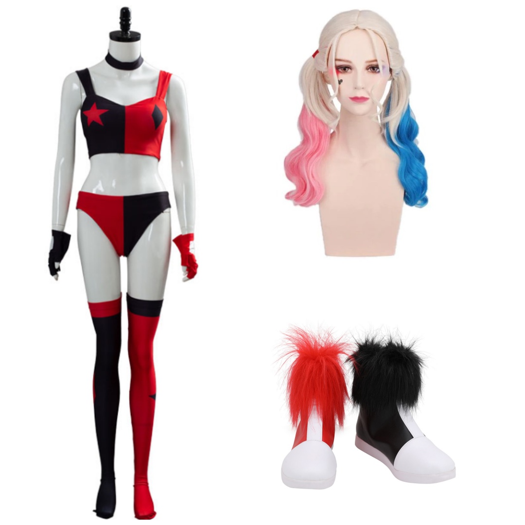2019 Harley Quinn Suit Cosplay Costume Halloween Suit