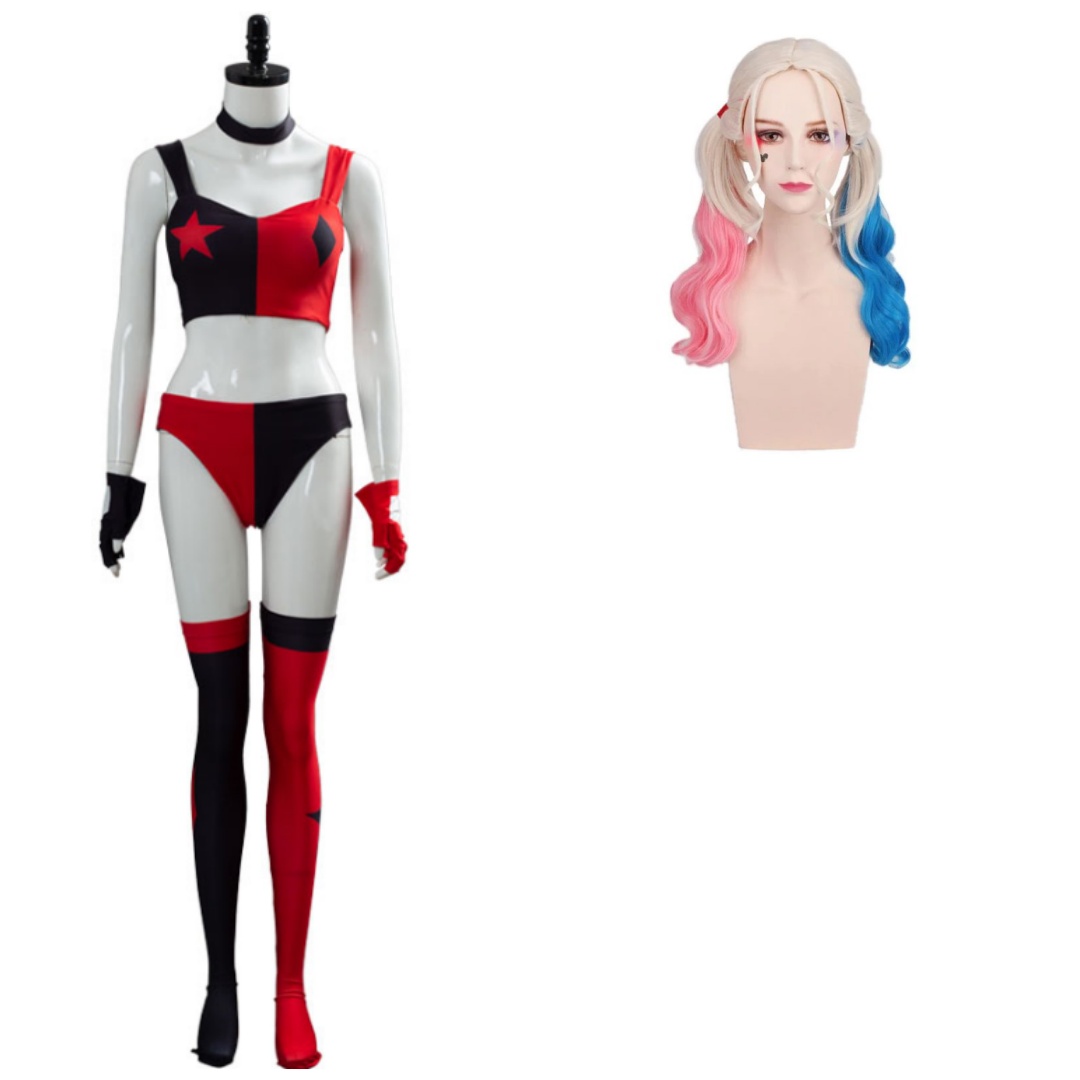 2019 Harley Quinn Suit Cosplay Costume Halloween Suit