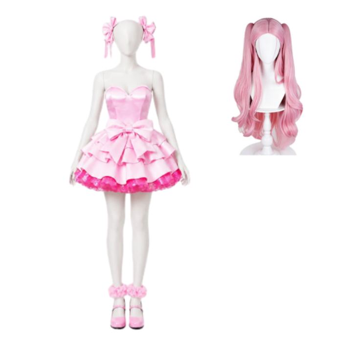 Alien Stage MIZi Women Pink Dress Outfits Halloween Carnival Cosplay Costume