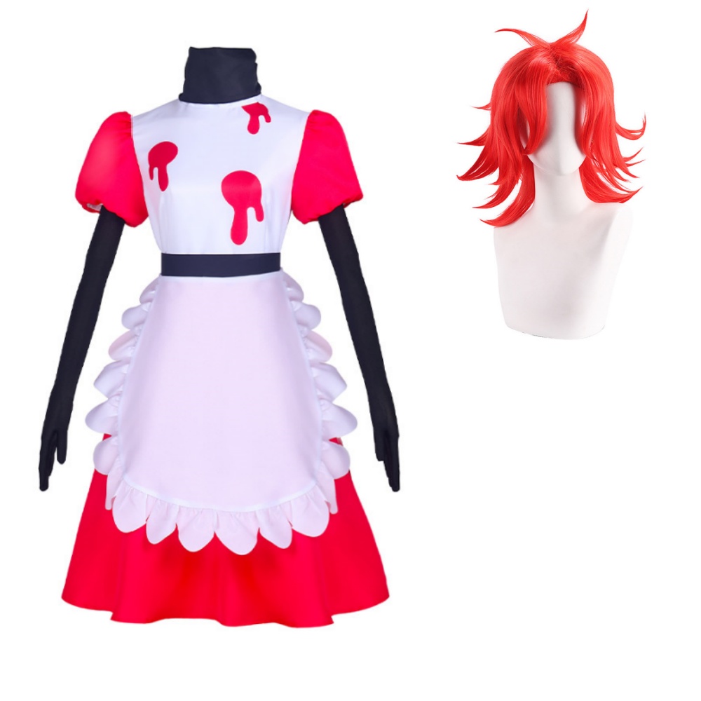 Hazbin Hotel Niffty Dress Full Set Outfits Halloween Carnival Suit Cosplay Costume