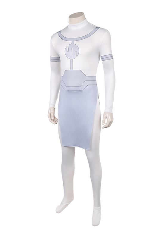 Invincible Mark Grayson White Jumpsuit Halloween Carnival Cosplay Costume