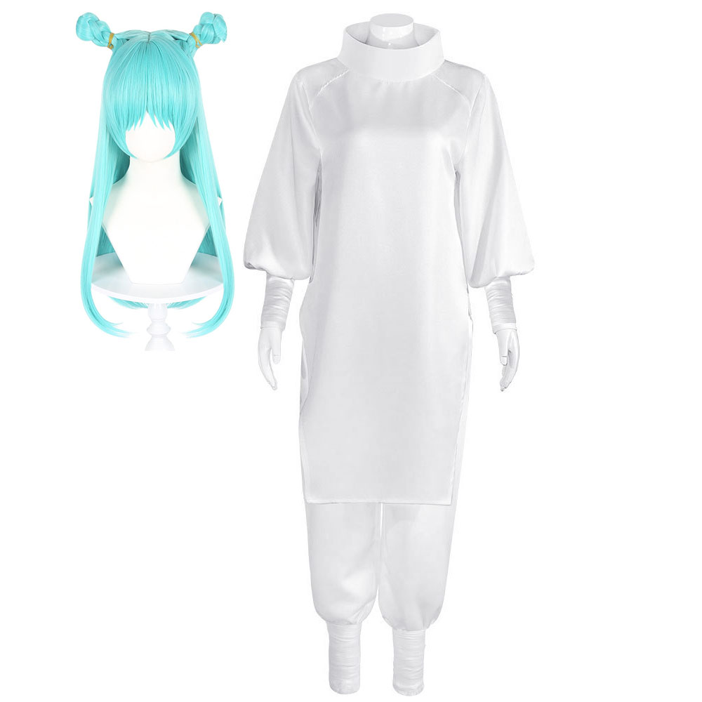 Hajime Kashimo White Outfit  Halloween Carnival Cosplay Costume