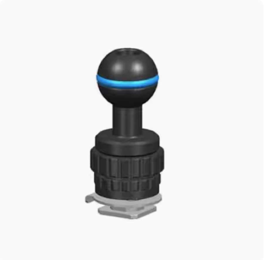 nauticam 25311 Strobe mounting ball for cold shoe