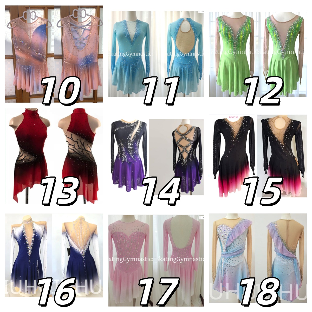  Size Adult Small & LIUHUO Ready to Ship Ice Figure Skating Dress Girls Women 