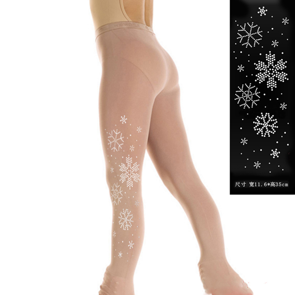 LIUHUO Ice Skating Tights JB409 | Footed Opaque Skate Tights for Girls & Women JB409