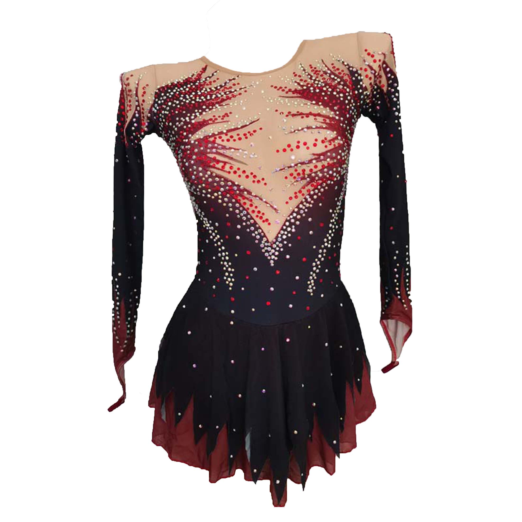 XS LH Discounted Figure Skating Dress-LIUHUO